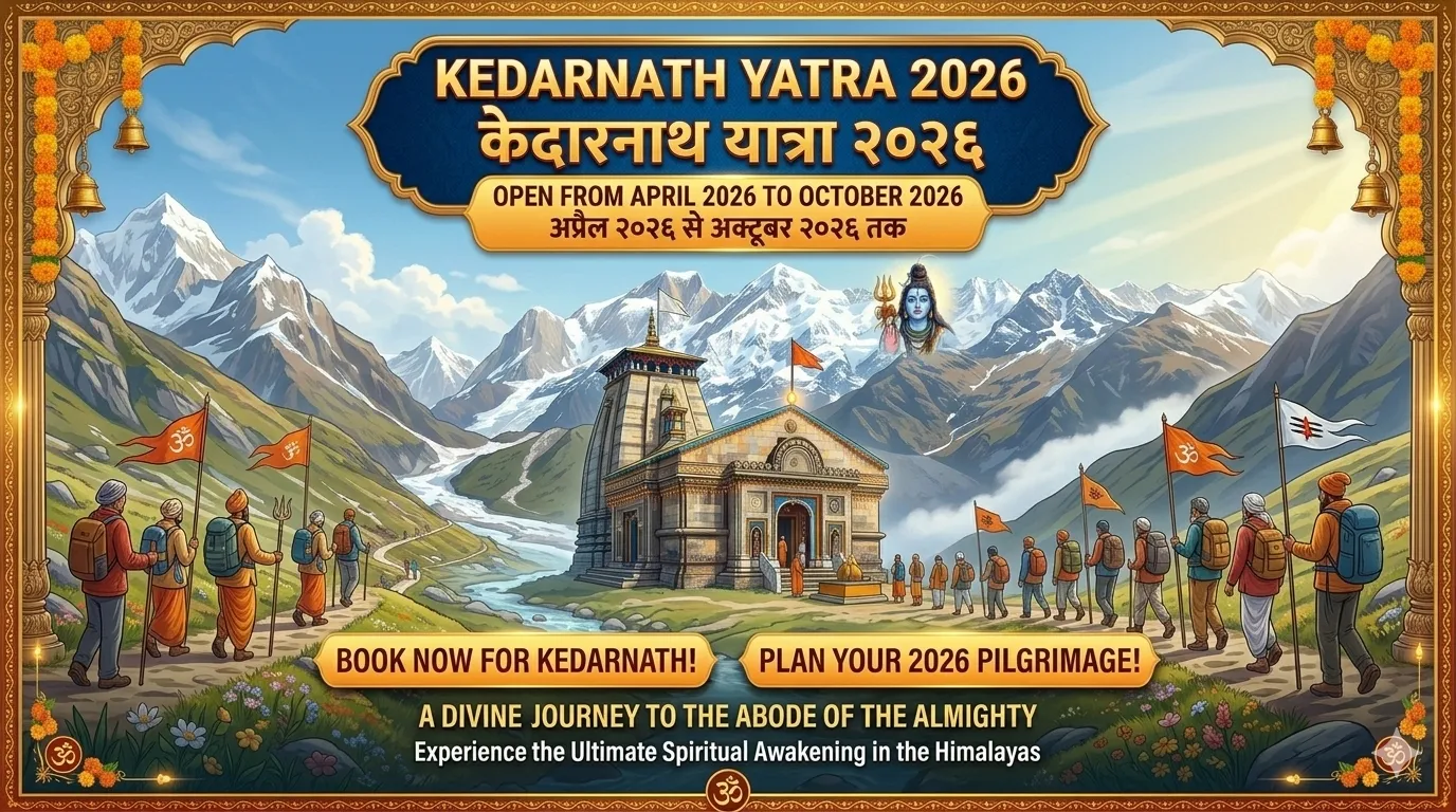 केदारनाथ यात्रा 2026: अप्रैल के पहले हफ्ते से शुरू होगी हेलीकॉप्टर बुकिंग! 🚁⛰️